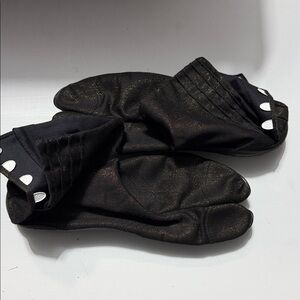 Black and Gold ninja boots